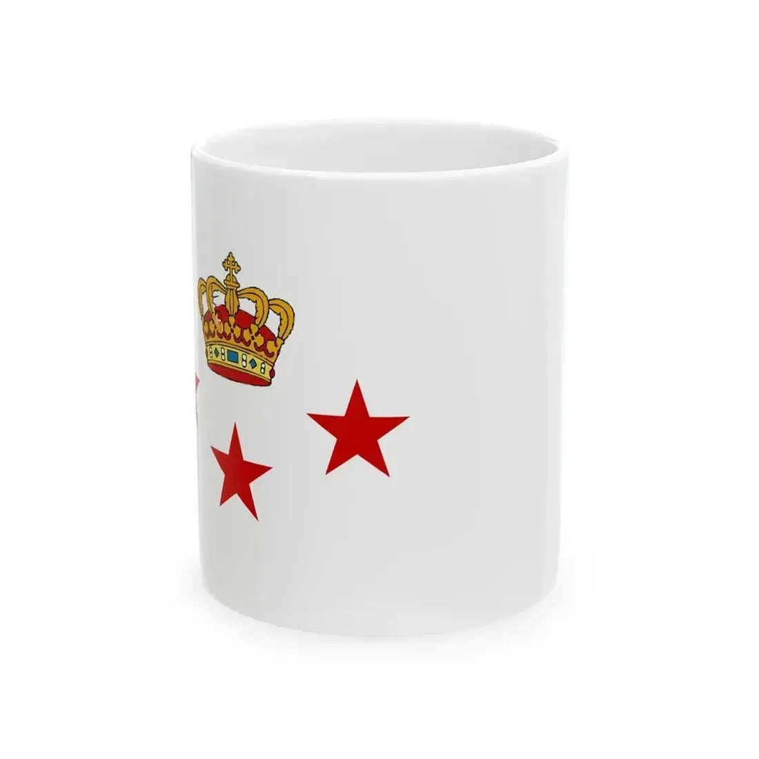 Burgee of Kongelig Dansk Yachtklub (Denmark) White Coffee Mug 11oz - Go Mug Yourself