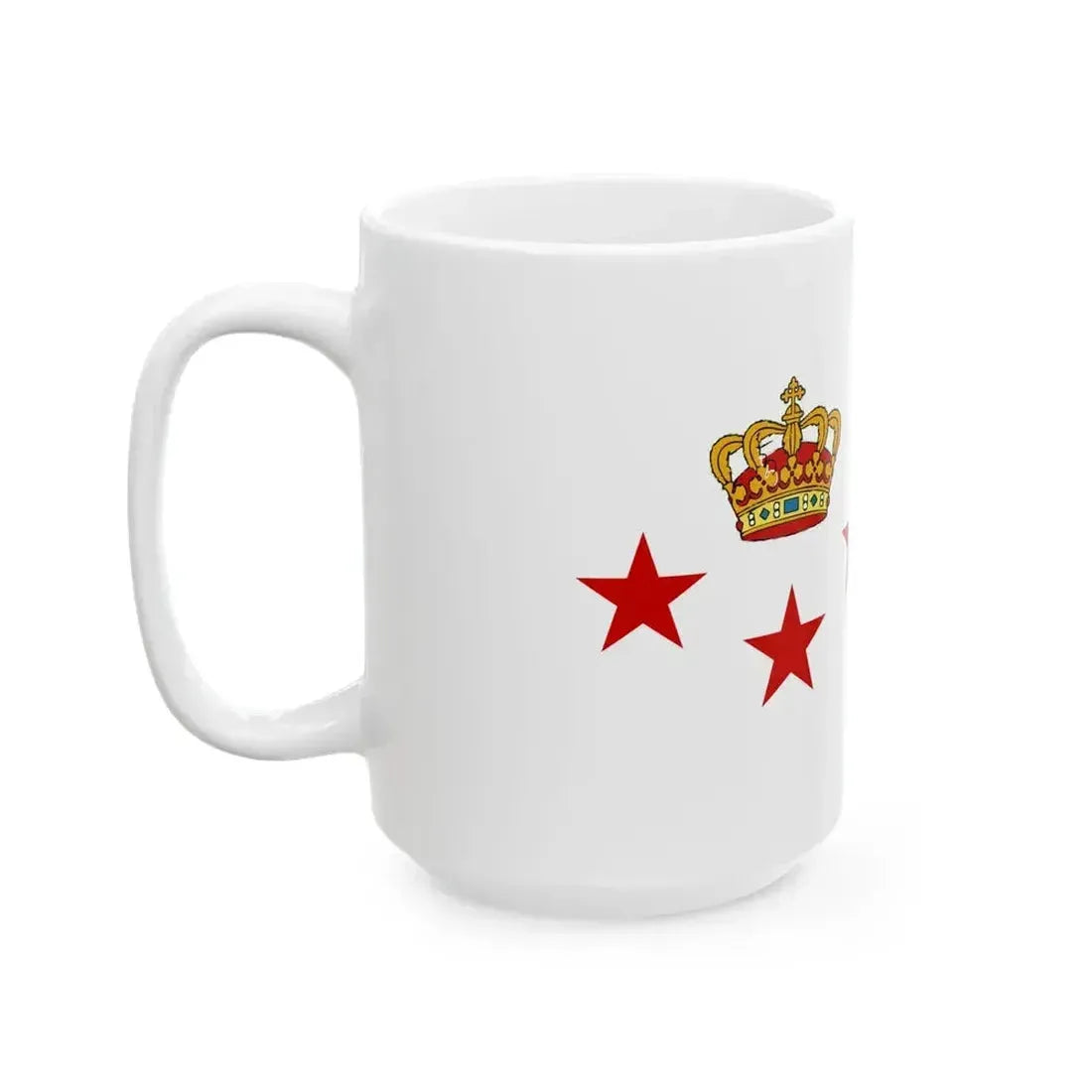 Burgee of Kongelig Dansk Yachtklub (Denmark) White Coffee Mug - Go Mug Yourself