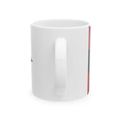 Burgee of Koninklijke Amsterdamsche Roei- en Zeilvereeniging De Hoop (Netherlands) White Coffee Mug - Go Mug Yourself
