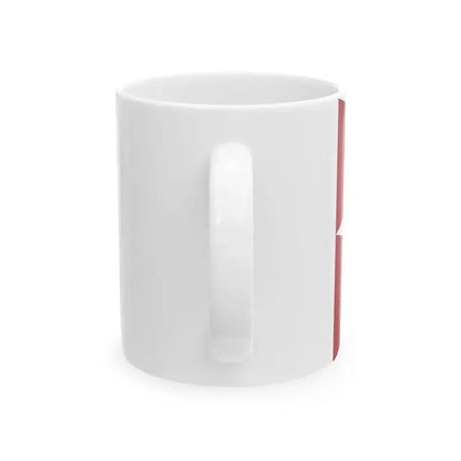 Burgee of Koninklijke Dordrechtse Roei- en Zeilvereeniging (Netherlands) White Coffee Mug - Go Mug Yourself