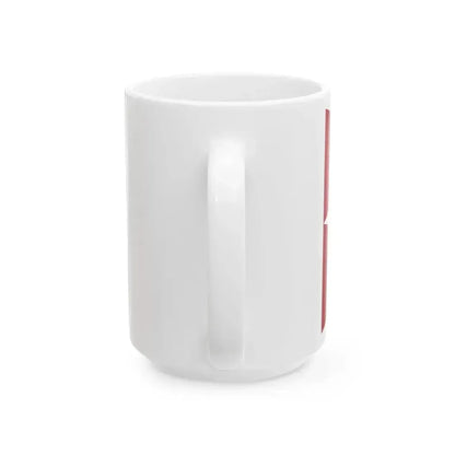 Burgee of Koninklijke Dordrechtse Roei- en Zeilvereeniging (Netherlands) White Coffee Mug - Go Mug Yourself