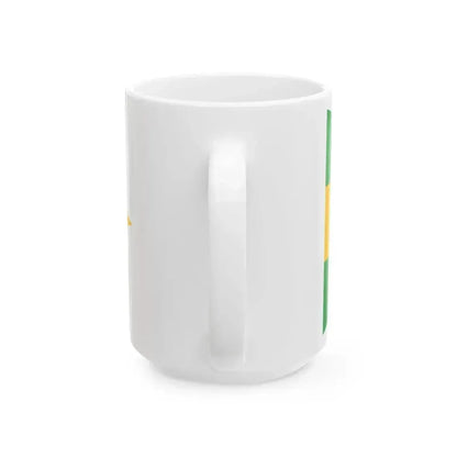 Burgee of Koninklijke Watersport Vereeniging Loosdrecht (Netherlands) White Coffee Mug - Go Mug Yourself