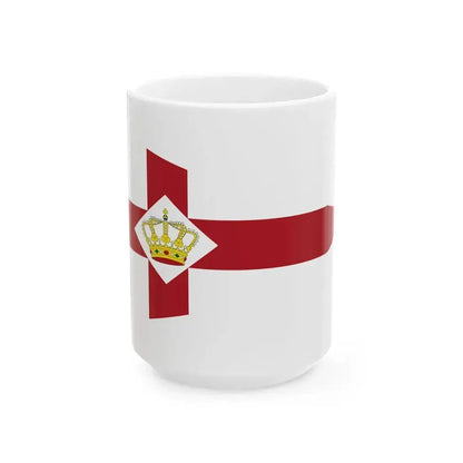 Burgee of KRZV De Maas (Netherlands) White Coffee Mug 15oz - Go Mug Yourself