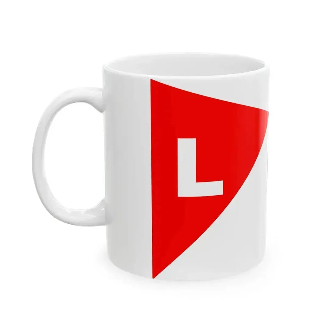 Burgee of Lake Beulah YC (United States) White Coffee Mug - Go Mug Yourself