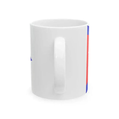 Burgee of Lake Hopatcong YC (United States) White Coffee Mug - Go Mug Yourself