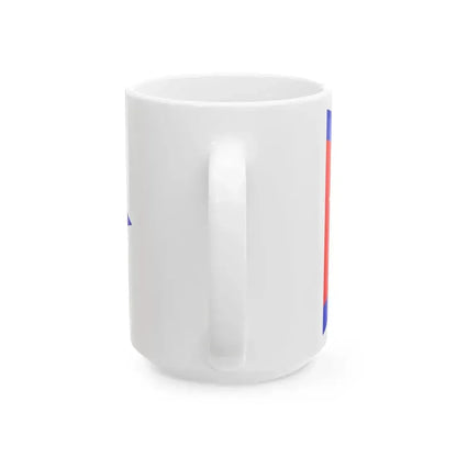 Burgee of Lake Hopatcong YC (United States) White Coffee Mug - Go Mug Yourself