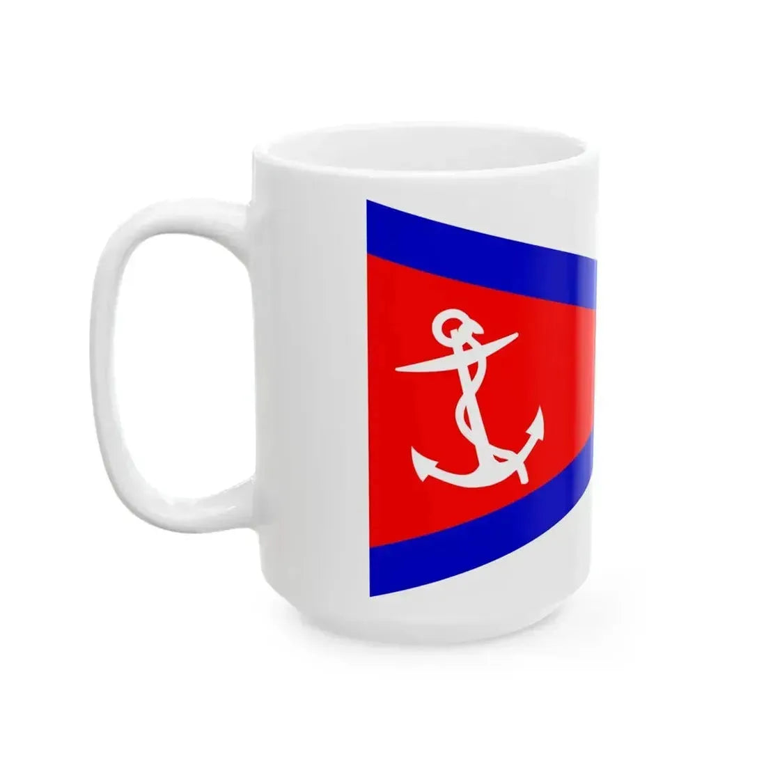 Burgee of Lake Hopatcong YC (United States) White Coffee Mug - Go Mug Yourself