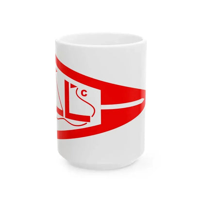 Burgee of Lake Lanier SC (United States) White Coffee Mug 15oz - Go Mug Yourself