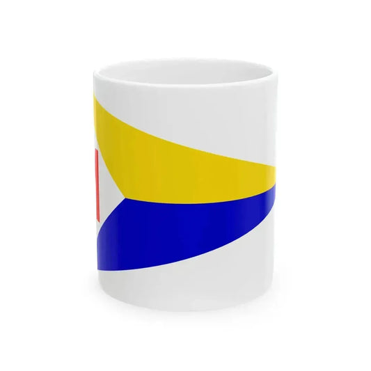 Burgee of Lake Merritt Sailing Club (United States) White Coffee Mug 11oz - Go Mug Yourself