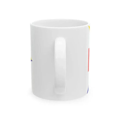 Burgee of Lake Merritt Sailing Club (United States) White Coffee Mug - Go Mug Yourself