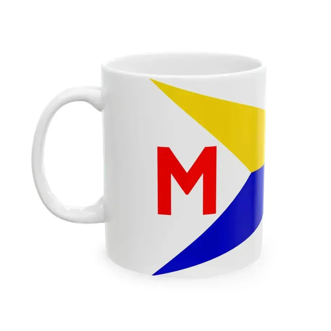 Burgee of Lake Merritt Sailing Club (United States) White Coffee Mug - Go Mug Yourself