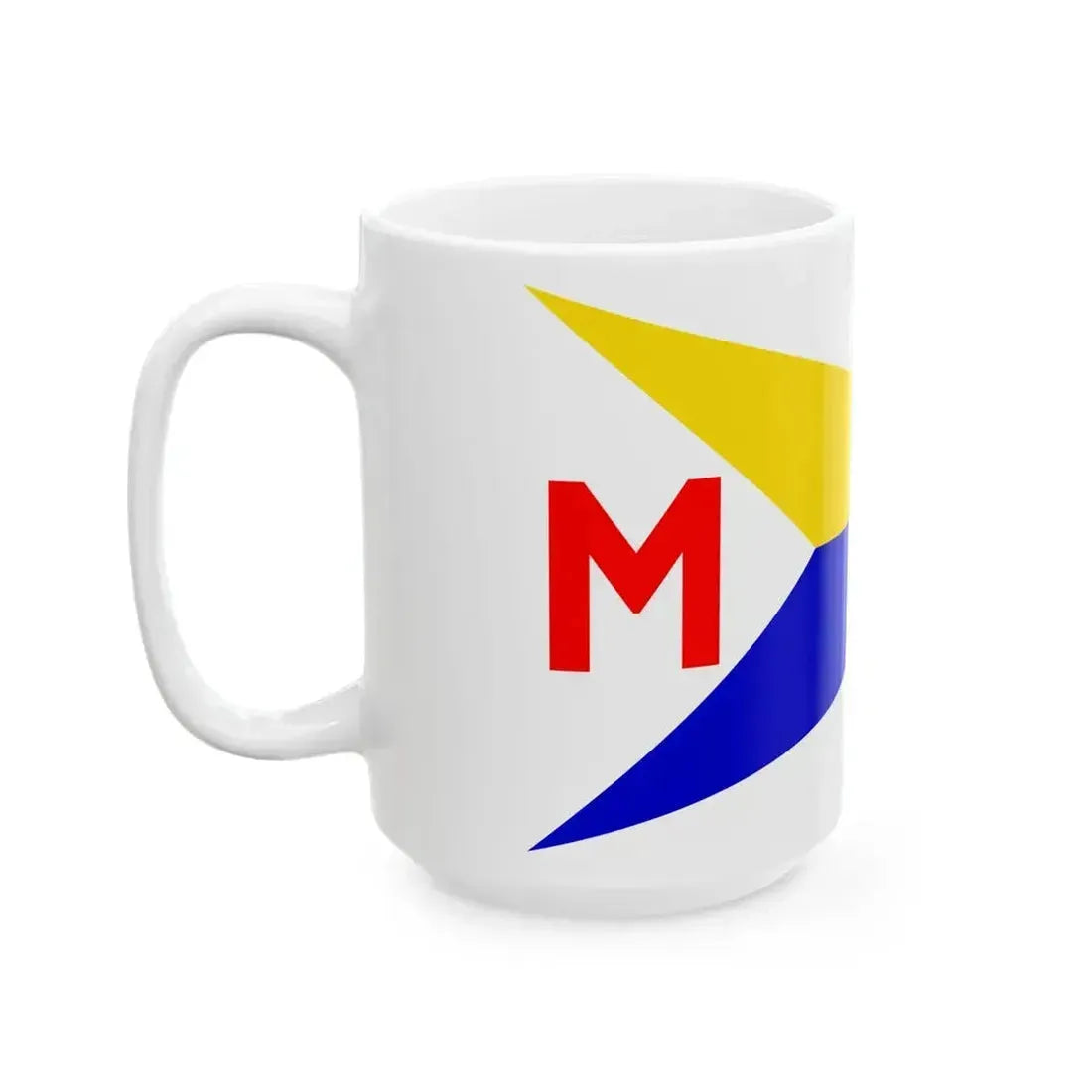 Burgee of Lake Merritt Sailing Club (United States) White Coffee Mug - Go Mug Yourself