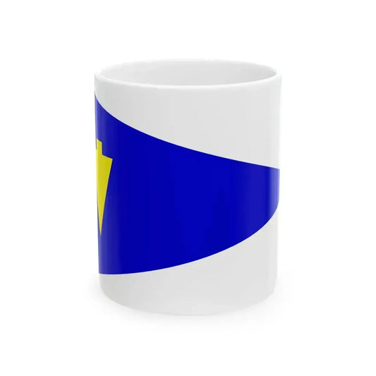 Burgee of Lake Mohawk YC (United States) White Coffee Mug 11oz - Go Mug Yourself