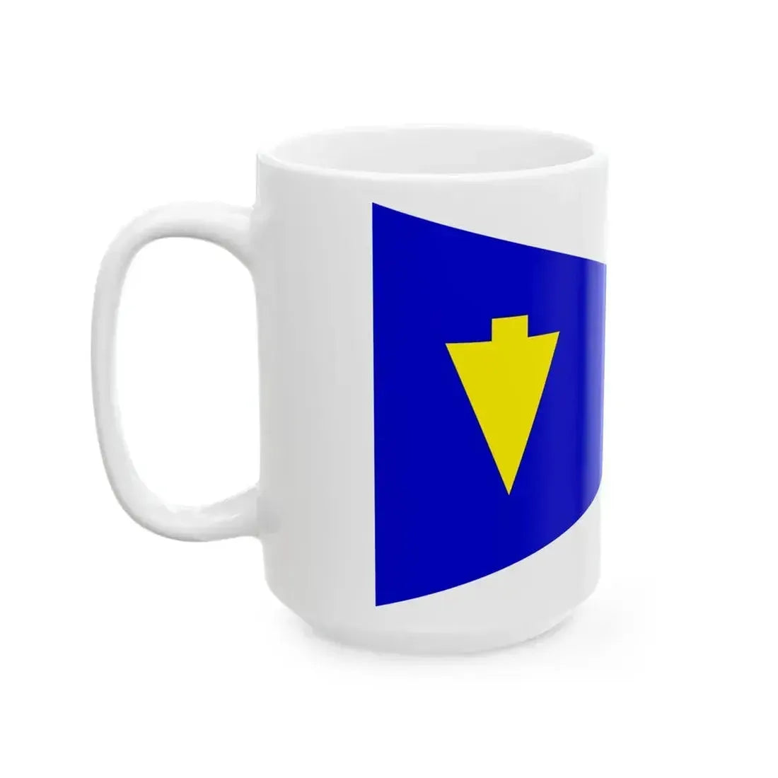 Burgee of Lake Mohawk YC (United States) White Coffee Mug - Go Mug Yourself