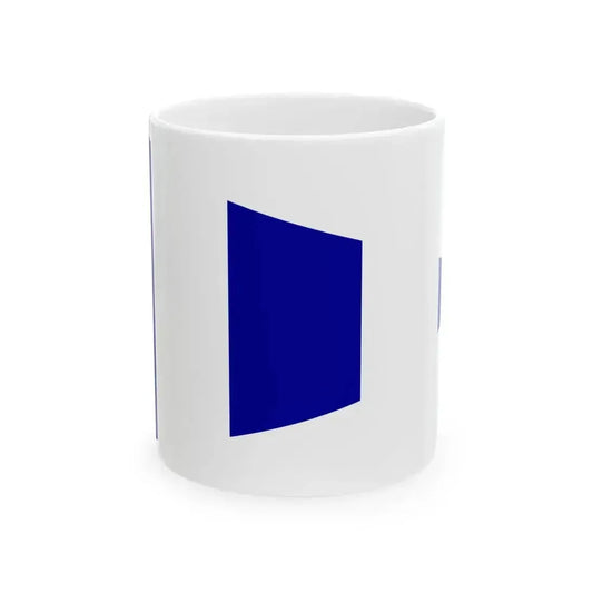 Burgee of Larchmont YC (United States) White Coffee Mug 11oz - Go Mug Yourself