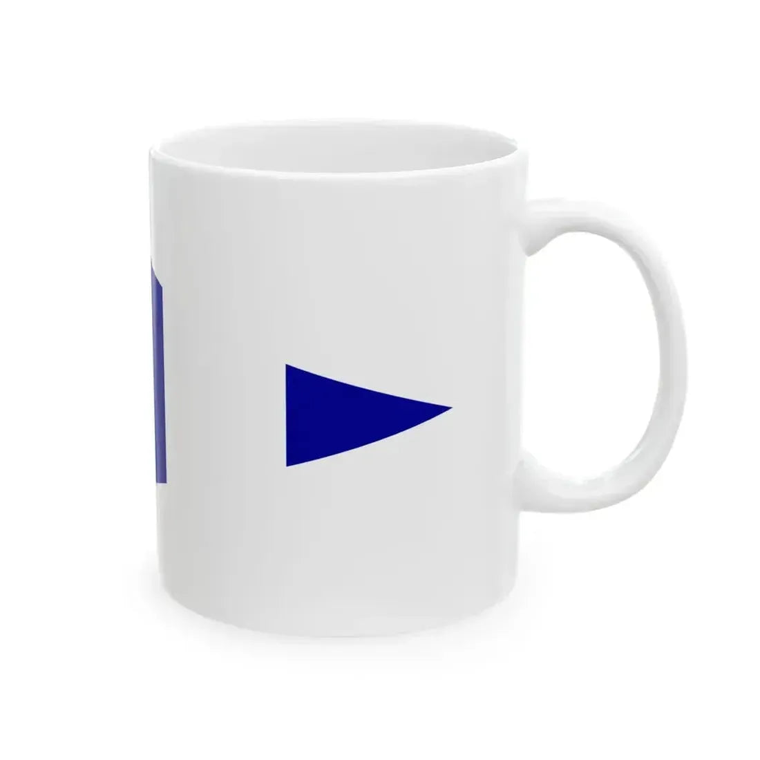 Burgee of Larchmont YC (United States) White Coffee Mug - Go Mug Yourself