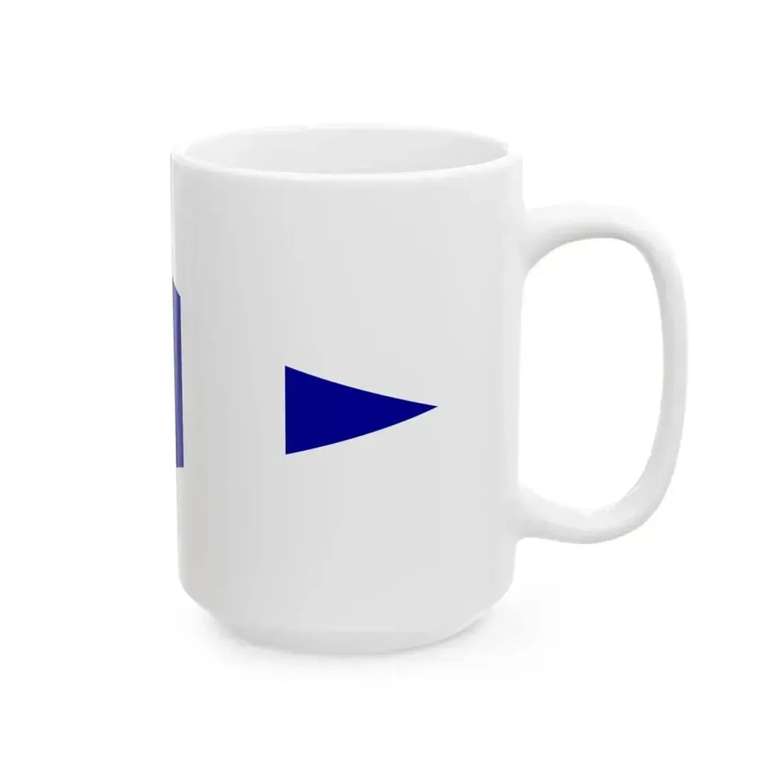 Burgee of Larchmont YC (United States) White Coffee Mug - Go Mug Yourself