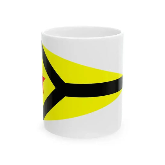 Burgee of Long Beach YC (United States) White Coffee Mug 11oz - Go Mug Yourself