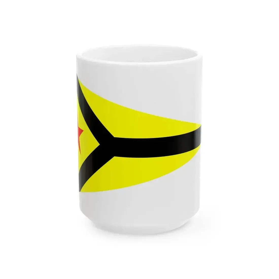 Burgee of Long Beach YC (United States) White Coffee Mug 15oz - Go Mug Yourself