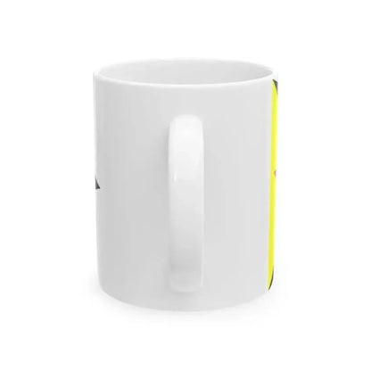 Burgee of Long Beach YC (United States) White Coffee Mug - Go Mug Yourself