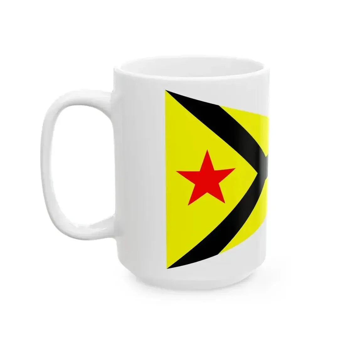 Burgee of Long Beach YC (United States) White Coffee Mug - Go Mug Yourself