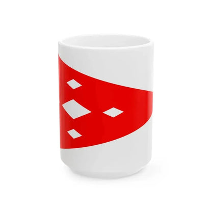 Burgee of Macatawa Bay YC (United States) White Coffee Mug 15oz - Go Mug Yourself