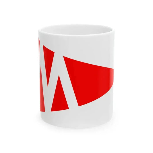 Burgee of Mantoloking YC (United States) White Coffee Mug 11oz - Go Mug Yourself