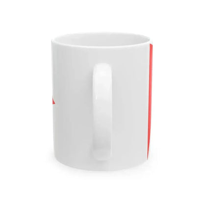 Burgee of Mantoloking YC (United States) White Coffee Mug - Go Mug Yourself