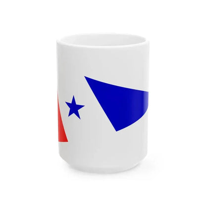 Burgee of Milwaukee YC (United States) White Coffee Mug 15oz - Go Mug Yourself