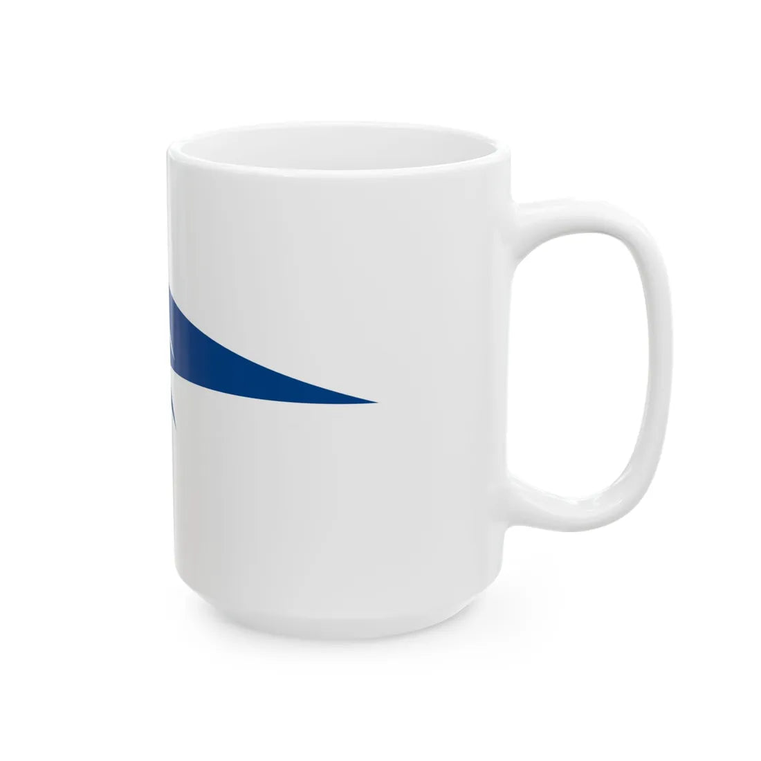 Burgee of Moss Seilforening (Norway) White Coffee Mug - Go Mug Yourself
