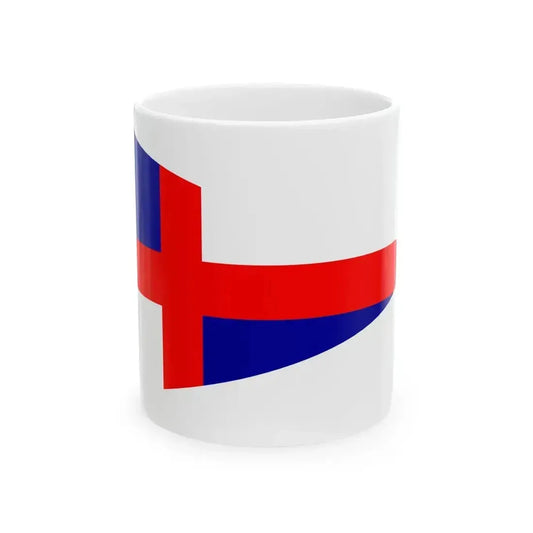 Burgee of National YC (Ireland) White Coffee Mug 11oz - Go Mug Yourself