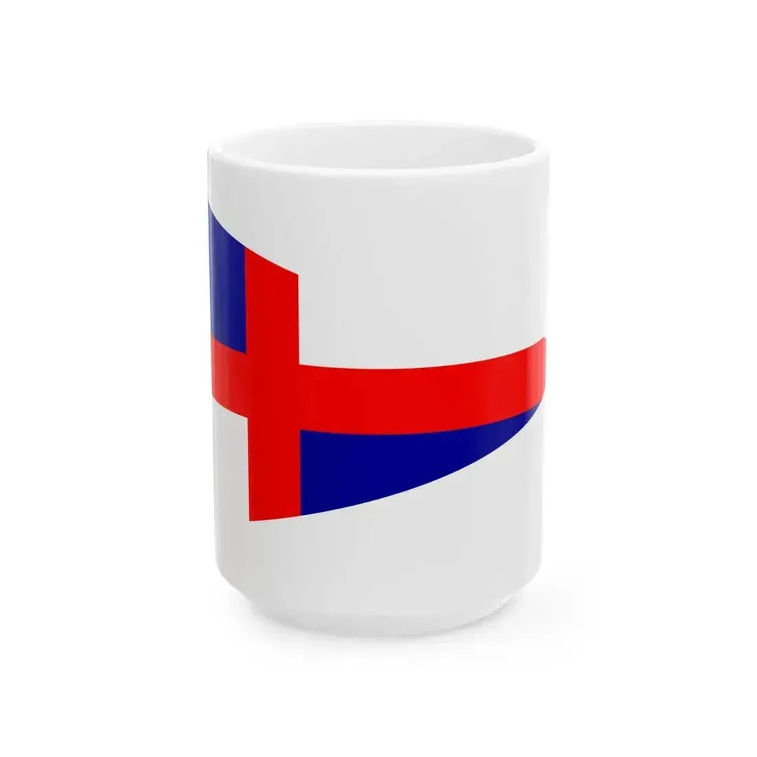 Burgee of National YC (Ireland) White Coffee Mug 15oz - Go Mug Yourself