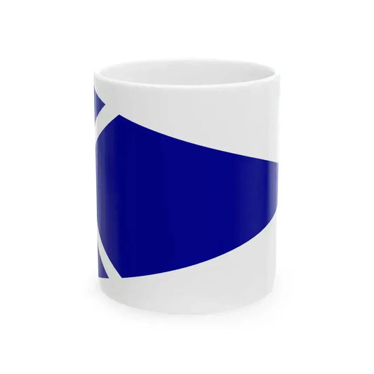 Burgee of Nautical Club of Palaio Faliro (Greece) White Coffee Mug 11oz - Go Mug Yourself