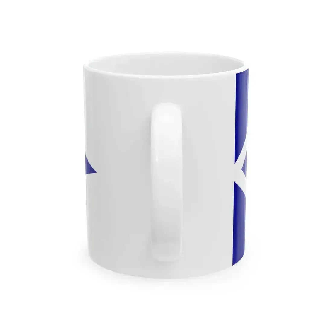 Burgee of Nautical Club of Palaio Faliro (Greece) White Coffee Mug - Go Mug Yourself