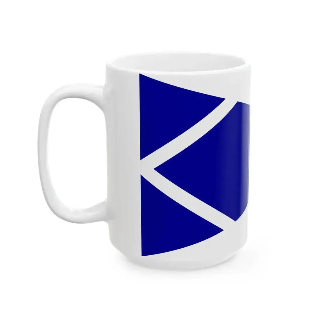 Burgee of Nautical Club of Palaio Faliro (Greece) White Coffee Mug - Go Mug Yourself