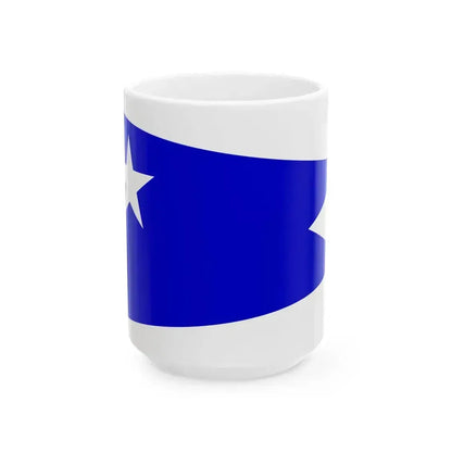 Burgee of Neenah Nodaway YC (United States) White Coffee Mug 15oz - Go Mug Yourself