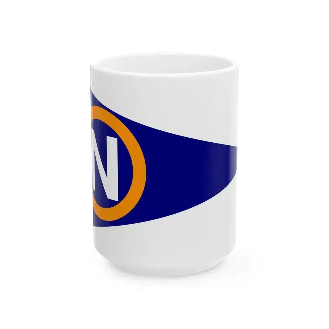 Burgee of Newport Harbor Yacht Club (United States) White Coffee Mug 15oz - Go Mug Yourself
