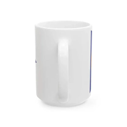 Burgee of Newport Harbor Yacht Club (United States) White Coffee Mug - Go Mug Yourself