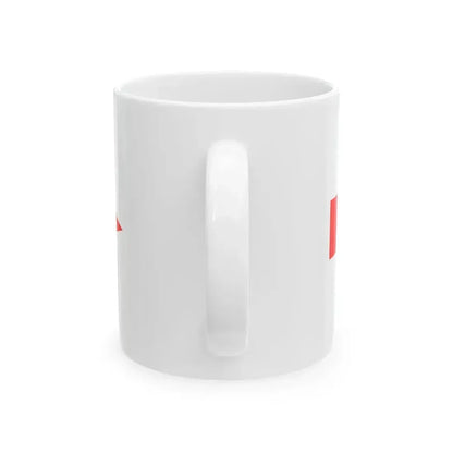 Burgee of Nippon Ocean Racing Club (Japan) White Coffee Mug - Go Mug Yourself
