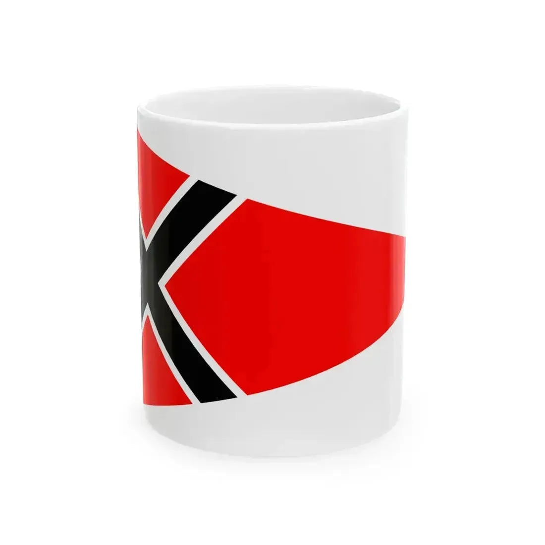 Burgee of Norddeutscher Regatta Verein (Germany) White Coffee Mug 11oz - Go Mug Yourself
