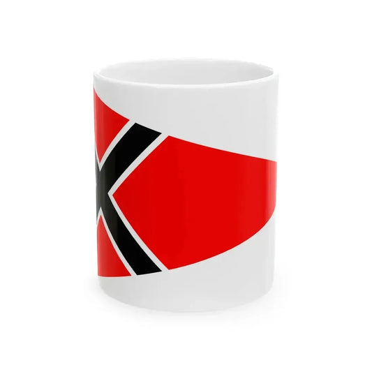 Burgee of Norddeutscher Regatta Verein (Germany) White Coffee Mug 11oz - Go Mug Yourself