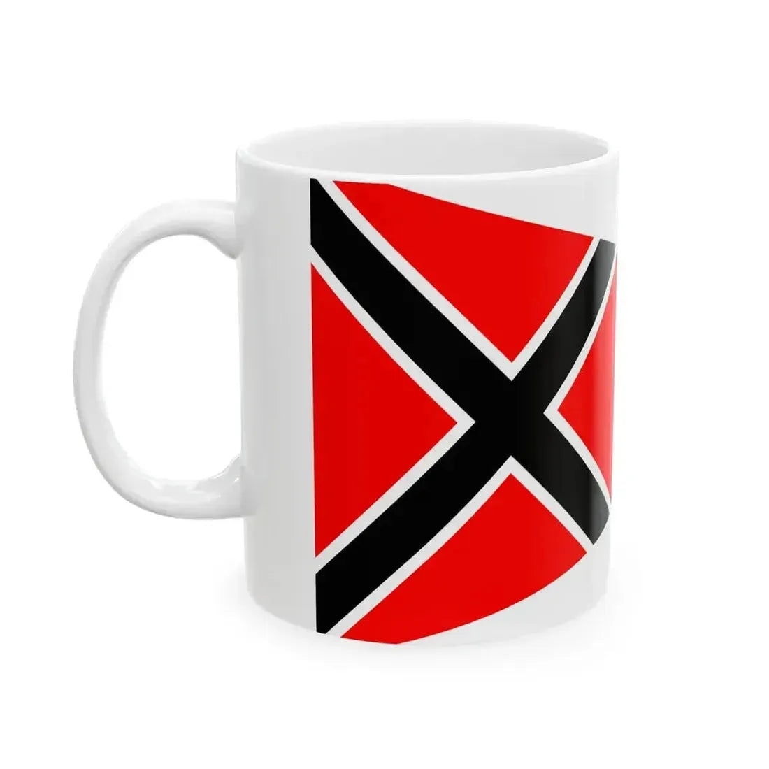 Burgee of Norddeutscher Regatta Verein (Germany) White Coffee Mug - Go Mug Yourself