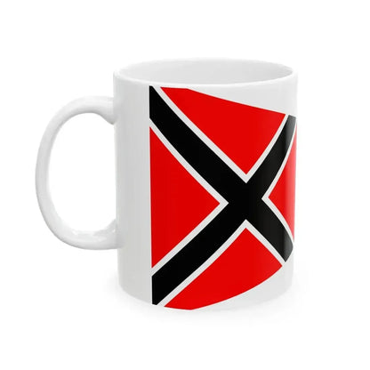 Burgee of Norddeutscher Regatta Verein (Germany) White Coffee Mug - Go Mug Yourself