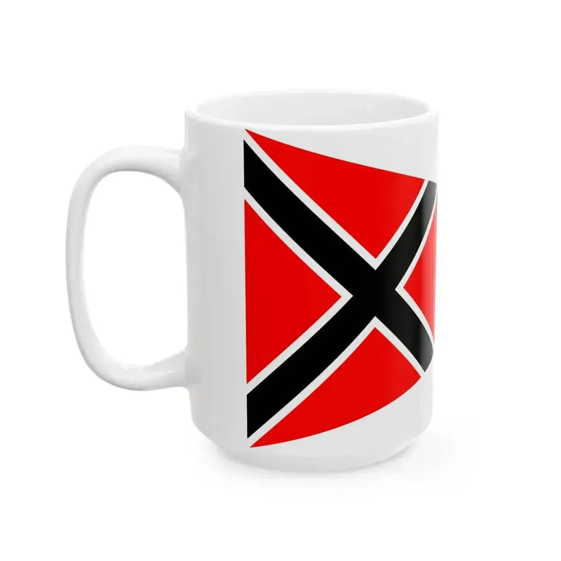 Burgee of Norddeutscher Regatta Verein (Germany) White Coffee Mug - Go Mug Yourself