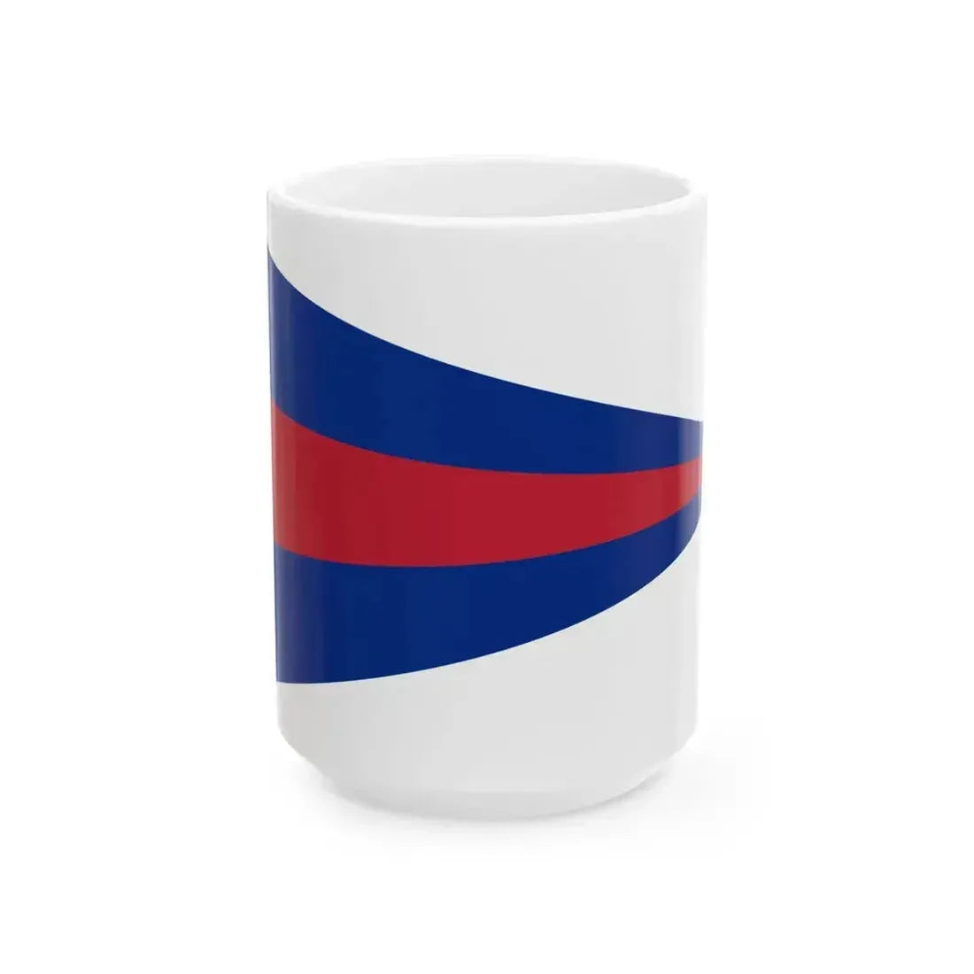 Burgee of Norfolk Yacht and CC (United States) White Coffee Mug 15oz - Go Mug Yourself