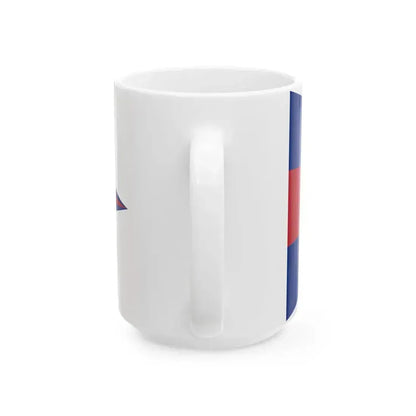 Burgee of Norfolk Yacht and CC (United States) White Coffee Mug - Go Mug Yourself
