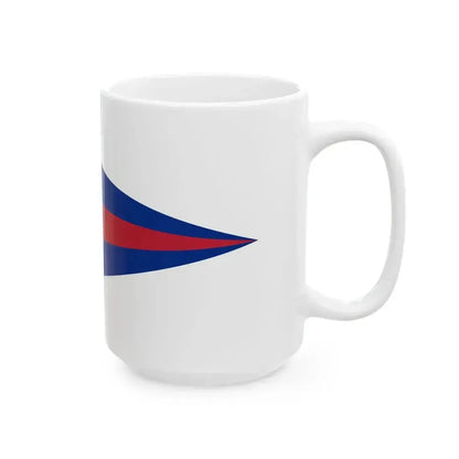 Burgee of Norfolk Yacht and CC (United States) White Coffee Mug - Go Mug Yourself