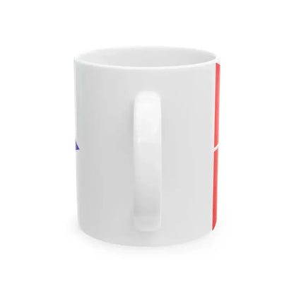 Burgee of North Cape YC (United States) White Coffee Mug - Go Mug Yourself