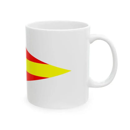 Burgee of Northern YC (Canada) White Coffee Mug - Go Mug Yourself