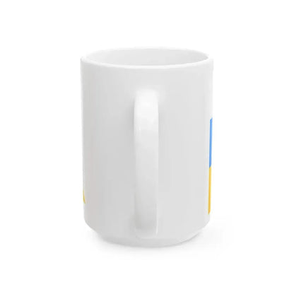 Burgee of Nylandska jaktklubben motorboats (Finland) White Coffee Mug - Go Mug Yourself